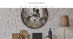Desktop Screenshot of foralltimeclocks.com