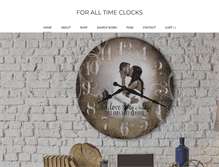 Tablet Screenshot of foralltimeclocks.com